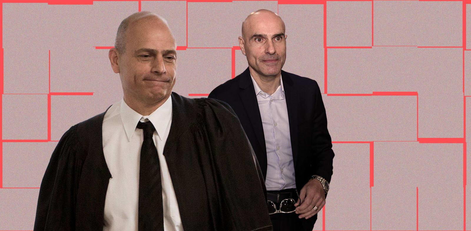  צילום:  אפי נוה והשופט בדימוס איתן אורנשטיין / צילומים: כדיה לוי, תמר מצפי; עיבוד: טלי בוגדנובסקי