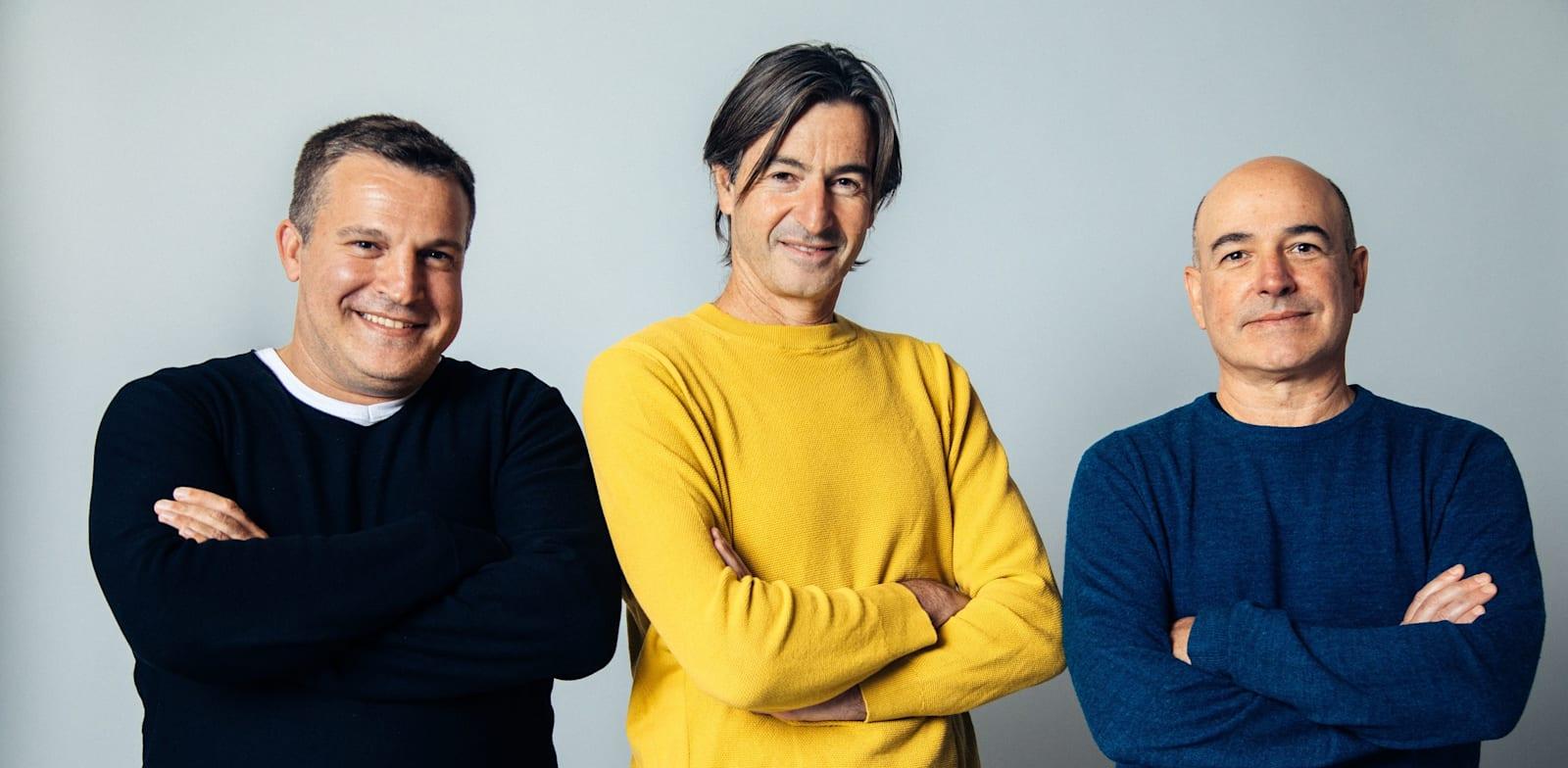 מייסדי Next Insurance, גיא גולדשטיין, אלון חורי וניסים טפירו / צילום: Next Insurance