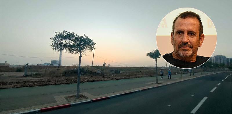  צילום: ב, שבו מתוכנן להיבנות הפרויקט העתידי. בעיגול: איל וולדמן / צילומים: טלי בוגדנובסקי, איל יצהר