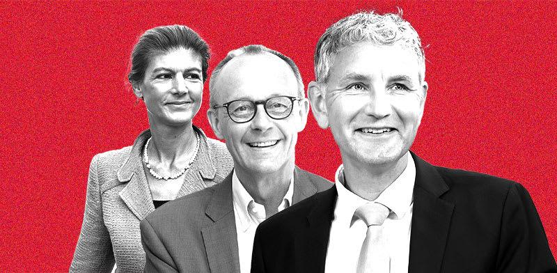  צילום:  הקה, פרידריך מרץ, שרה ווגנקנכט / צילומים:  IMAGO/Panama Pictures, Klaus W. Schmidt, Sebastian Willnow