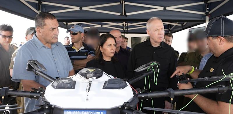 מתוך הניסוי בהשתתפות 8 תעשיות ישראליות, שהציגו מגוון פתרונות יירוט / צילום: אריאל חרמוני, משרד הביטחון