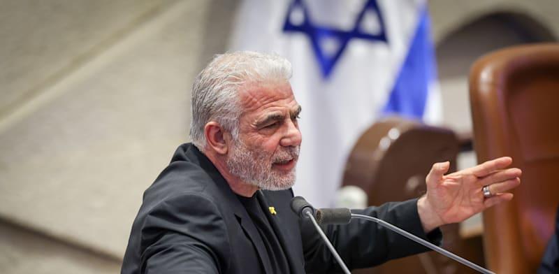 יו''ר האופוזיציה, יאיר לפיד / צילום: נועם מושקוביץ', דוברות הכנסת