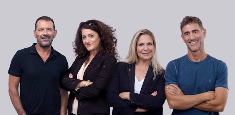 השותפים בקרן קומרה קפיטל: בועז דינטי, סיון שמרי דהן, שרון ברזיק כהן וארז שחר / צילום: באדיבות קומרה קפיטל