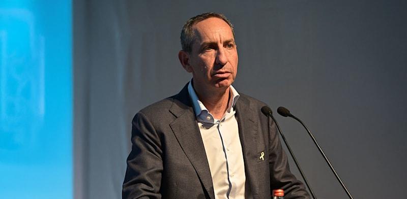 אורי אלון, יו''ר בנק לאומי, בכנס 40 עד 40 / צילום: תמר מצפי