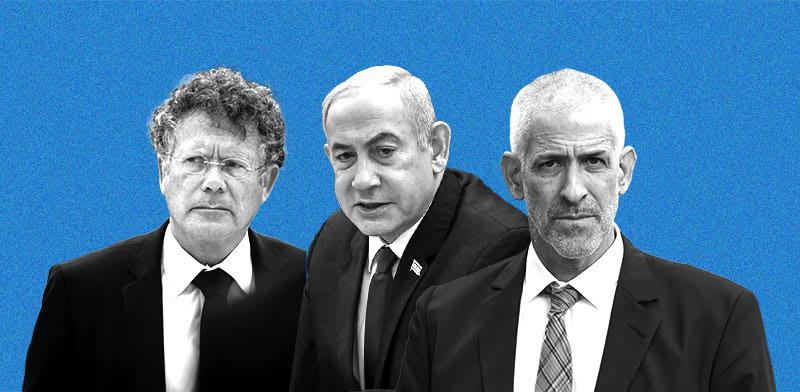 רונן בר, בנימין נתניהו, יצחק עמית / צילום: חיים גולדברג - פלאש 90, מארק ישראל סלם - "ג'רוזלם פוסט", נועם מושקוביץ - דוברות הכנסת