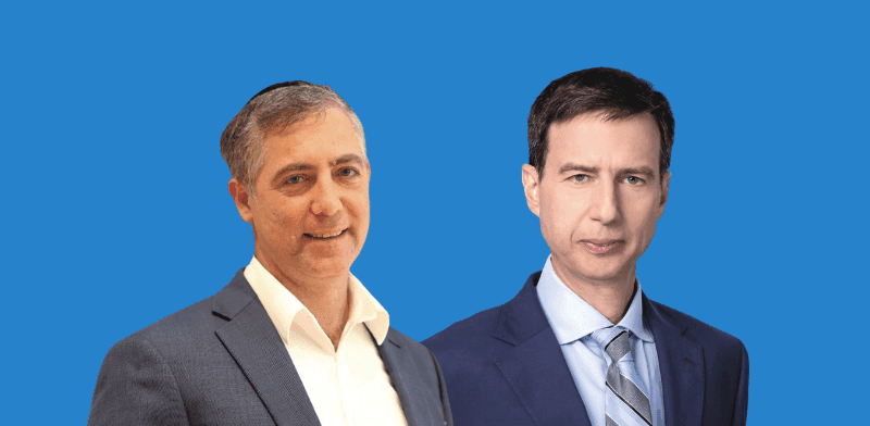 מנכ''ל בנק לאומי, חנן פרידמן, ויו"ר רשות ני'ירות ערך, ספי זינגר / צילום: אורן דאי, שלומי יוסף