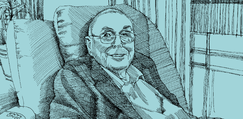  צילום: ארדר המנוח צ'ארלי מאנגר / איור: גיל ג'יבלי