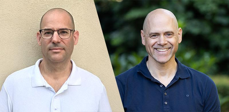  צילום: : נוחיק סמל, מנכ''ל סוני סמיקונדקטור ישראל, דדי ילין, מנהל מרכז הפיתוח בישראל של ARM / צילומים: מארק נומדר, יח''צ