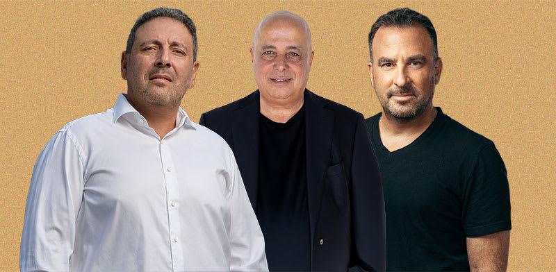 שי רקנאטי, עמוס לוזון וצחי אבו / צילום: מיכה לובטון, People Photography, יונתן בלום