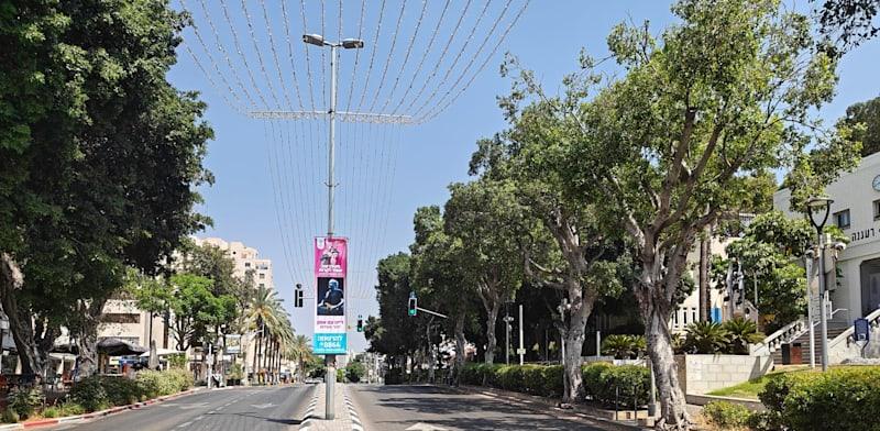 אזור התחנה המיועדת של המטרו ברח' אחוזה ברעננה / צילום: אריק מירובסקי