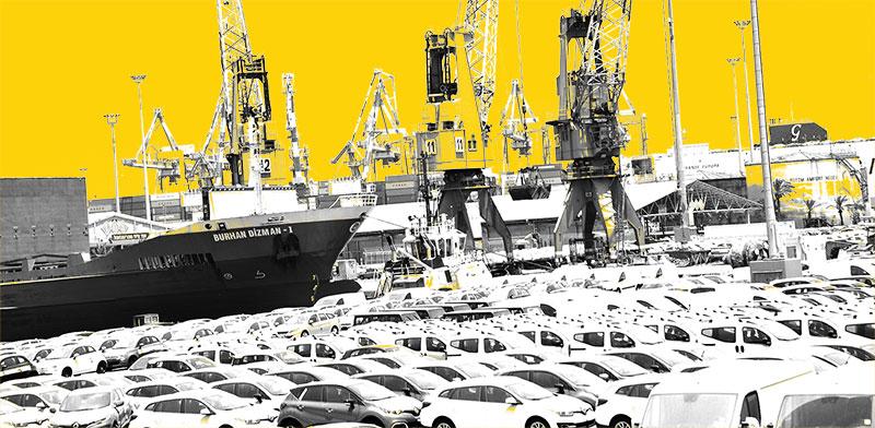 מכוניות חדשות בנמל אשדוד / צילום: תמר מצפי