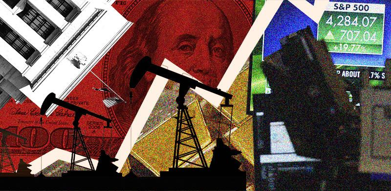  צילום: עים בוול סטריט הסיטו מעל 5 טריליון דולר לאפיקי השקעה אחרים / עיצוב: טלי בוגדנובסקי, צילומים: AP, Shutterstock