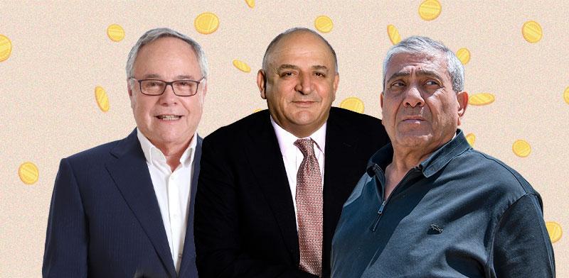 יגאל דמרי, יצחק תשובה, יאיר המבורגר / צילום: אייל פישר, גדעון לוין, גבע טלמור