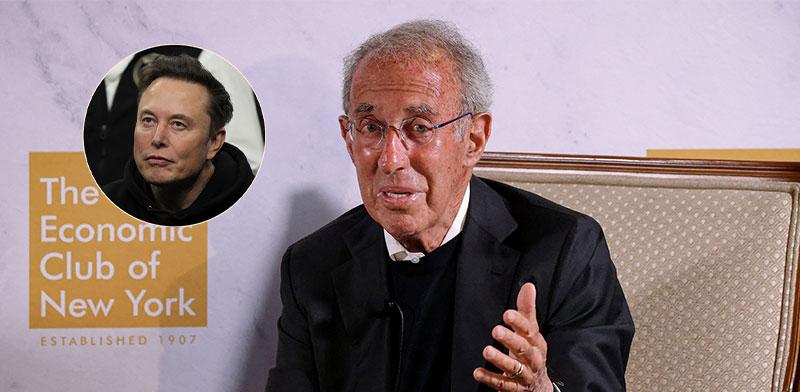 רון בארון. בעיגול: אילון מאסק / צילום: רויטרס, AP