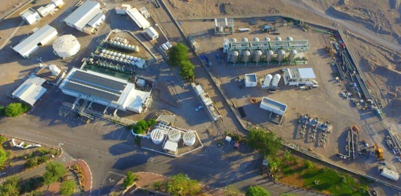 ''סבחה'' מתקן התפלת מים של מקורות באילת / צילום: אתר החברה ''סבחה'' מתקן התפלת מים של מקורות באילת / צילום: אתר החברה