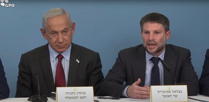 ראש הממשלה בנימין נתניהו ושר האוצר בצלאל סמוטריץ' / צילום: העמוד הרשמי של דוברות ראש הממשלה ראש הממשלה בנימין נתניהו ושר האוצר בצלאל סמוטריץ' / צילום: העמוד הרשמי של דוברות ראש הממשלה