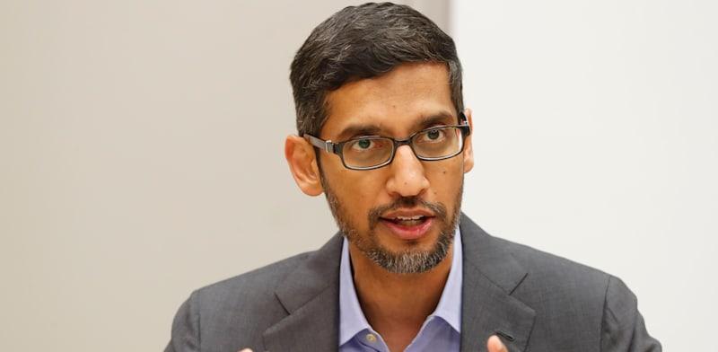 סונדר פיצ'אי, מנכ''ל גוגל / צילום: Associated Press, LM Otero סונדר פיצ'אי, מנכ''ל גוגל / צילום: Associated Press, LM Otero