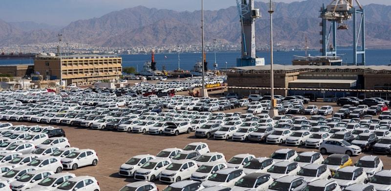 יבוא כלי רכב לנמל אילת / צילום: Shutterstock יבוא כלי רכב לנמל אילת / צילום: Shutterstock