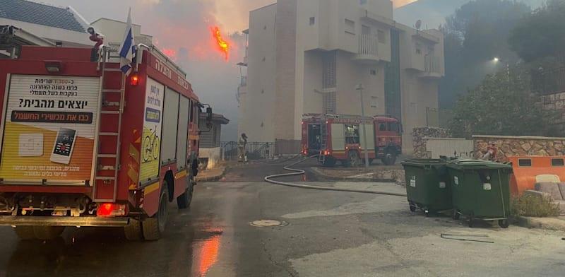 שריפות בצפון הארץ בעקבות תקיפות כטבמים של חיזבאללה, יוני 2024 / צילום: כב"ה צפון שריפות בצפון הארץ בעקבות תקיפות כטבמים של חיזבאללה, יוני 2024 / צילום: כב"ה צפון