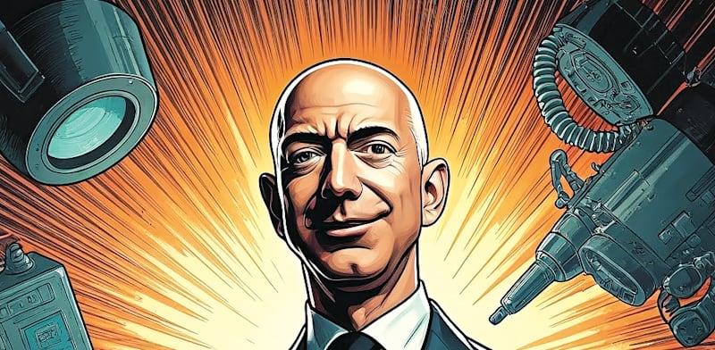 הרשת התמלאה בתמונות של בזוס בתפקיד נבלים מסרטי ג'יימס בונד / צילום: שאטרסטוק - AI הרשת התמלאה בתמונות של בזוס בתפקיד נבלים מסרטי ג'יימס בונד / צילום: שאטרסטוק - AI