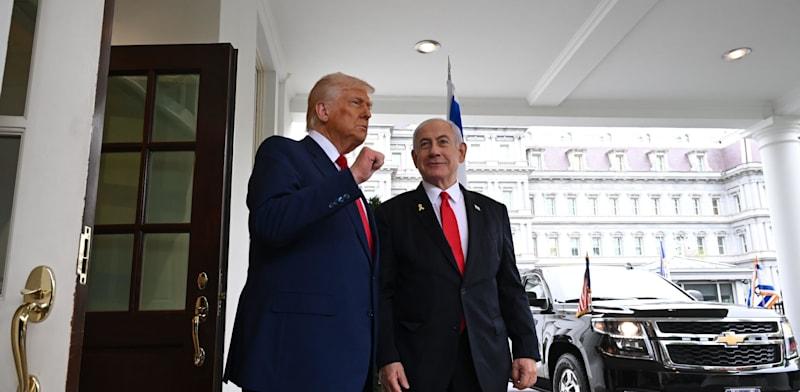 בנימין נתניהו ודונלד טראמפ, אמש / צילום: אבי אוחיון, לע''מ בנימין נתניהו ודונלד טראמפ, אמש / צילום: אבי אוחיון, לע''מ