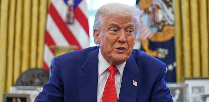 נשיא ארה"ב דונלד טראמפ. המטבע האמריקאי מאבד גובה במהירות / צילום: ap נשיא ארה"ב דונלד טראמפ. המטבע האמריקאי מאבד גובה במהירות / צילום: ap