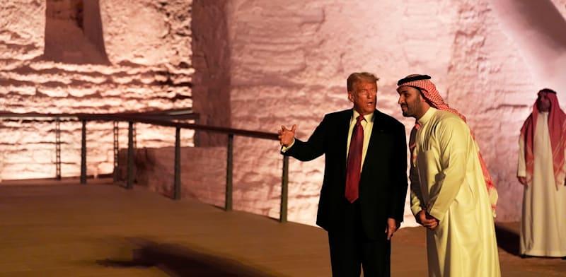 דונלד טראמפ ומוחמד בן סלמאן / צילום: ap, Alex Brandon דונלד טראמפ ומוחמד בן סלמאן / צילום: ap, Alex Brandon