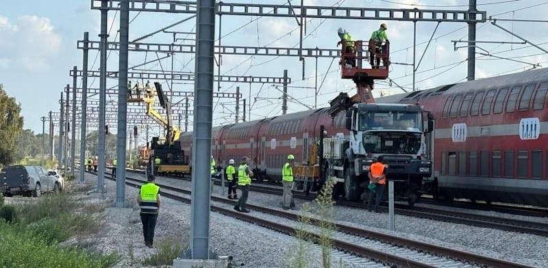 עבודות בטיחות ברכבת ישראל / צילום: רכבת ישראל עבודות בטיחות ברכבת ישראל / צילום: רכבת ישראל