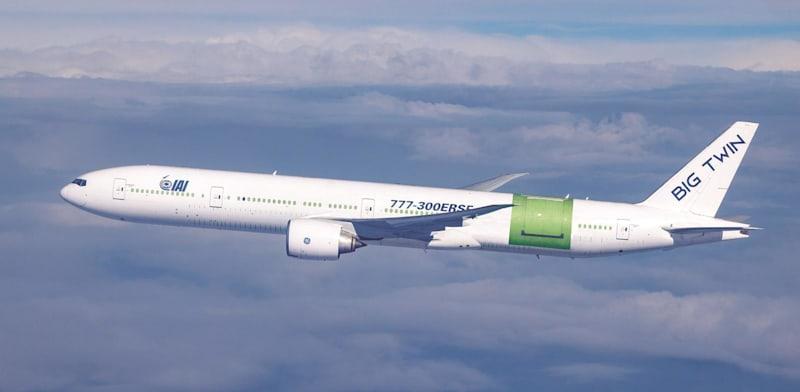 מטוס בואינג 777 שעבר הסבה למטוס מטען על ידי תע''א / צילום: התעשייה האווירית IAI מטוס בואינג 777 שעבר הסבה למטוס מטען על ידי תע''א / צילום: התעשייה האווירית IAI