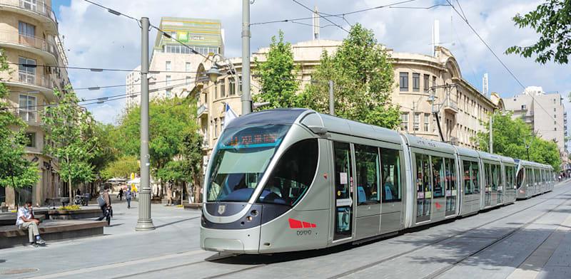 הרכבת הקלה בירושלים / צילום: צוות תכנית אב לתחבורה הרכבת הקלה בירושלים / צילום: צוות תכנית אב לתחבורה