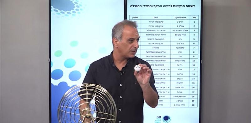 מתוך ההגרלה של נגה / צילום: צילום מסך מתוך ההגרלה של נגה / צילום: צילום מסך