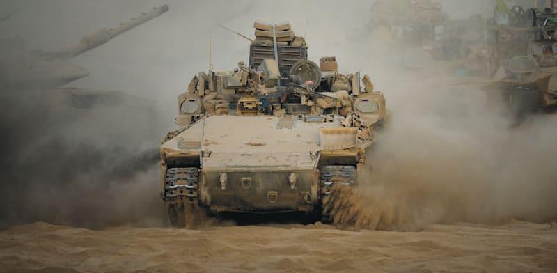 צה''ל נסוג מעזה. יום שישי / צילום: ap, Emilio Morenatti צה''ל נסוג מעזה. יום שישי / צילום: ap, Emilio Morenatti