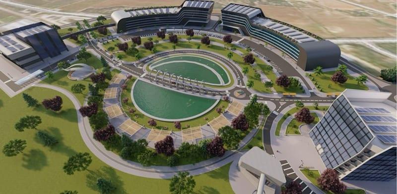 צילום: של מרכז הדיפ-טק של Awz בישראל שיוקם באזור התעשייה החדש טרה-פארק באשקלון / הדמיה: גליל הנדסה צילום: של מרכז הדיפ-טק של Awz בישראל שיוקם באזור התעשייה החדש טרה-פארק באשקלון / הדמיה: גליל הנדסה