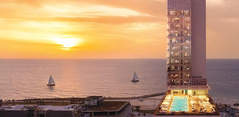 הדמיית מגדל SIX 8 / צילום: SIX 8 הדמיית מגדל SIX 8 / צילום: SIX 8