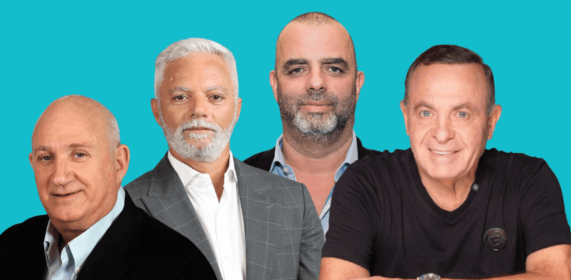 צבי ויליגר, אייל רביד, איתן יוחננוף, איציק אברכהן / צילום: יח''צ, איל יצהר, גבע טלמור, סיון פרג' צבי ויליגר, אייל רביד, איתן יוחננוף, איציק אברכהן / צילום: יח''צ, איל יצהר, גבע טלמור, סיון פרג'