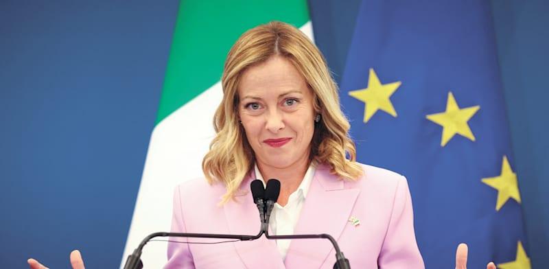 ראש ממשלת איטליה ג'ורג'ה מלוני / צילום: ap, Phil Noble ראש ממשלת איטליה ג'ורג'ה מלוני / צילום: ap, Phil Noble