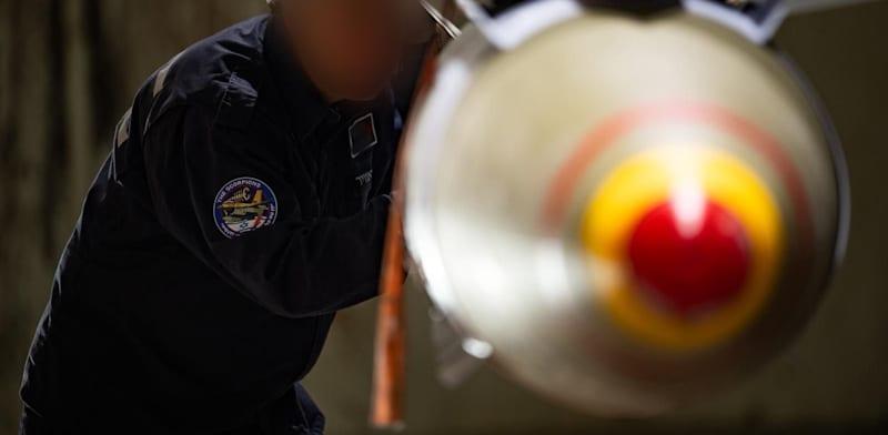 ערכת JDAM עם סימונים צהובים ואדומים / צילום: חיל האוויר ערכת JDAM עם סימונים צהובים ואדומים / צילום: חיל האוויר