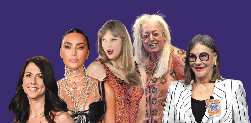 אליס וולטון, מרים אדלסון, טיילור סוויפט, קים קרדשיאן, מקנזי סקוט / צילום: ap אליס וולטון, מרים אדלסון, טיילור סוויפט, קים קרדשיאן, מקנזי סקוט / צילום: ap