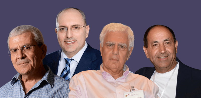 מימין: רמי לוי, ג'ורג' חורש, מוטי בן משה, אלי יונס / צילום: כפיר זיו, ניב קנטור, איל יצהר, תמר מצפי מימין: רמי לוי, ג'ורג' חורש, מוטי בן משה, אלי יונס / צילום: כפיר זיו, ניב קנטור, איל יצהר, תמר מצפי